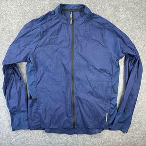 REI Co-op On Purpose Jacket Mens Medium Blue Windbreaker Running Lightweight